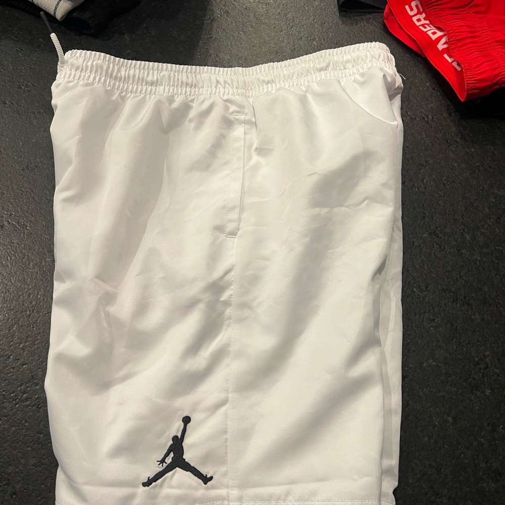 Jordan White Sports Shorts